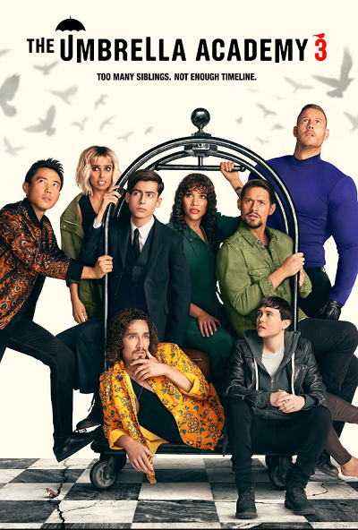 The Umbrella Academy Season 3 main poster screenshot taken from IMDb