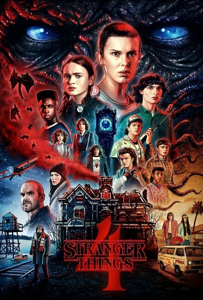 Stranger Things Season 4 poster has been taken from the official instagram account of Millie Bobby Brown